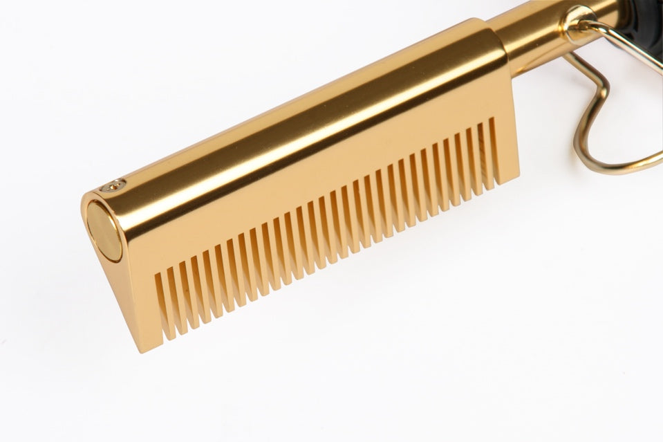 A hot comb.