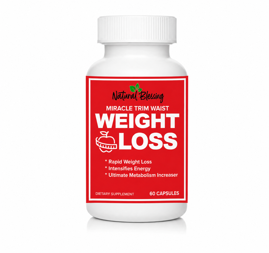 GLP-1 Weight Loss Capsules red bottle.