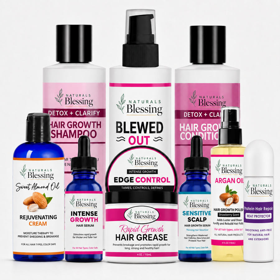 HG Combo #5 + FREE Rapid Growth Hair Grease & Protein Repair Spray
