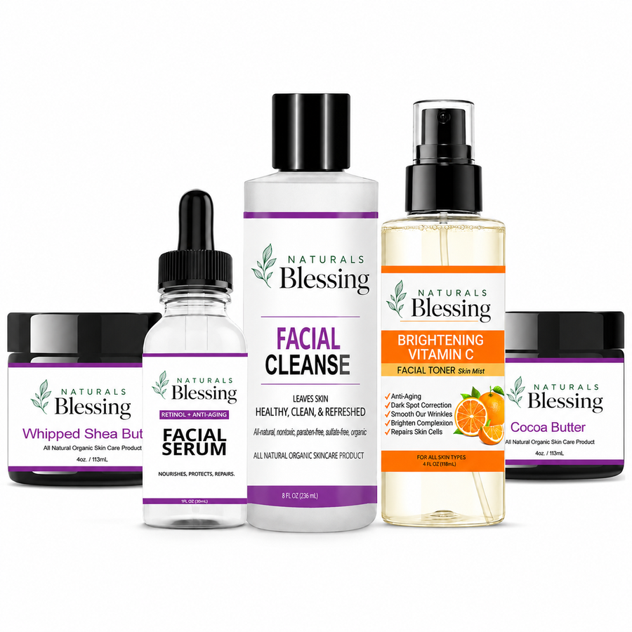 Naturals Blessing Skincare Kit + FREE Facial Serum + FREE Vitamin C Toner Mist