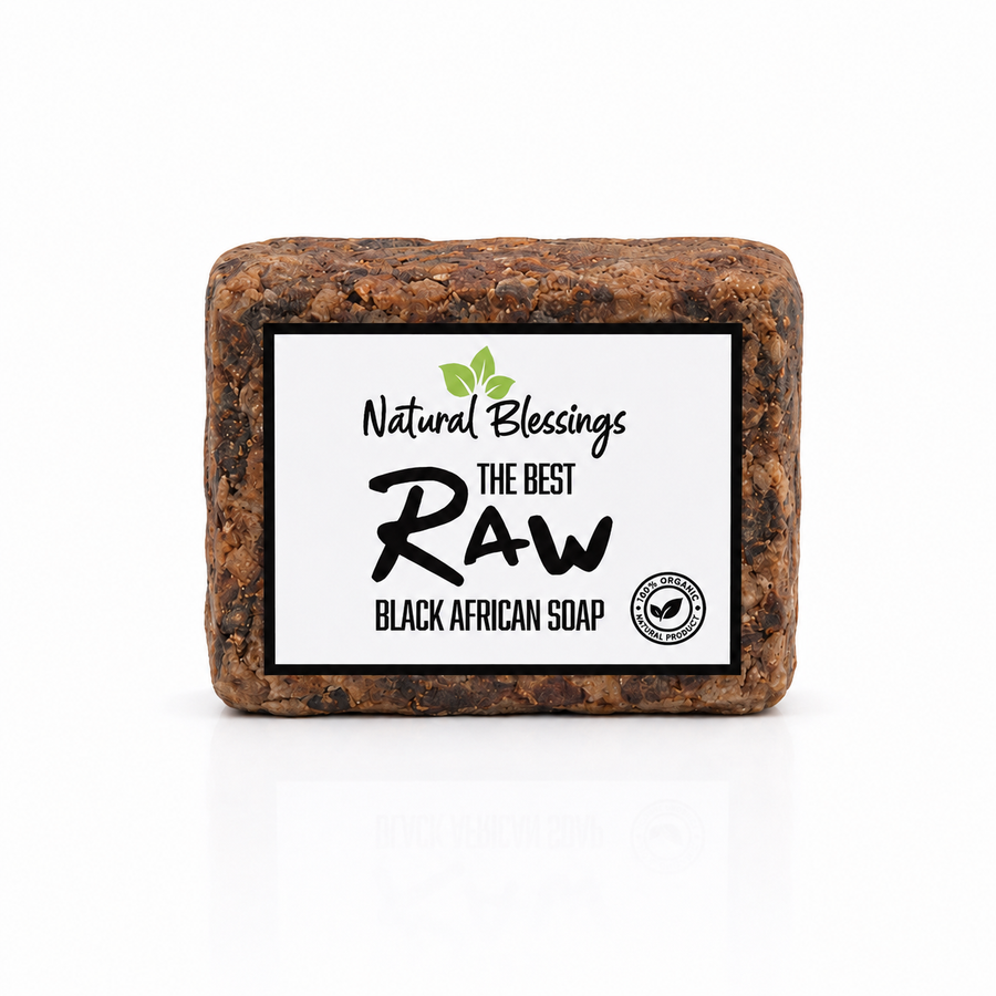Best Raw Organic African Black Soap Bar