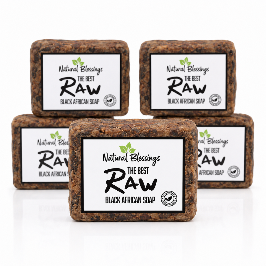 Best Raw Organic African Black Soap Bar