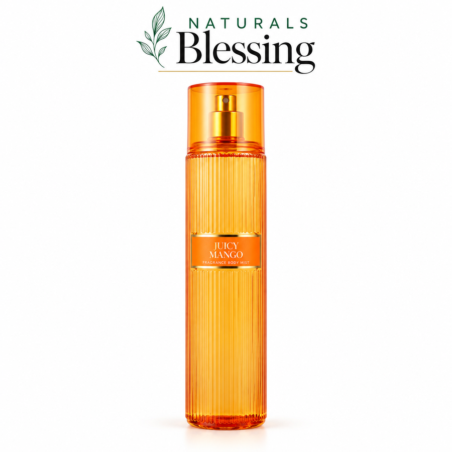 Naturals Blessing Juicy Mango 8 fl oz body mist on white background