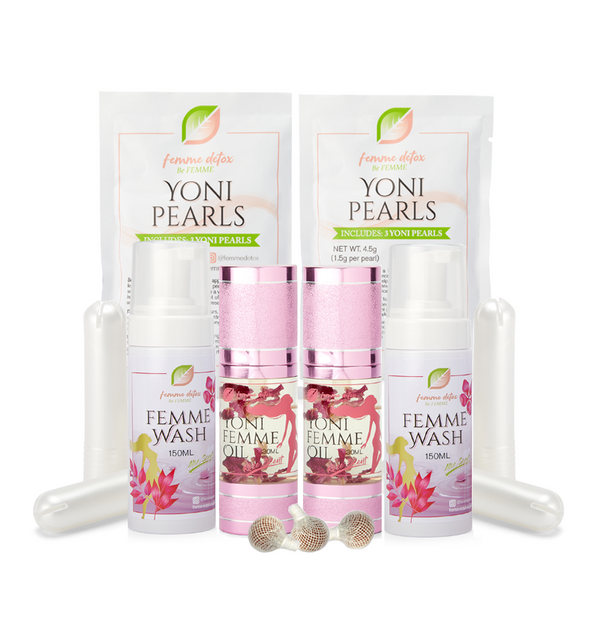 $60 - Femme Wash, Oil, & Yoni Pearls w/Gliders, get 1 FREE