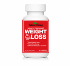 GLP-1 Weight Loss Capsules red bottle.