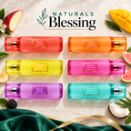 Naturals Blessing Signature Six body mist collection in a fragrance-inspired flat lay