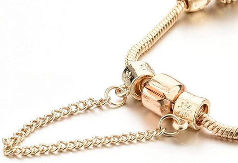 Gold Charm Bracelet