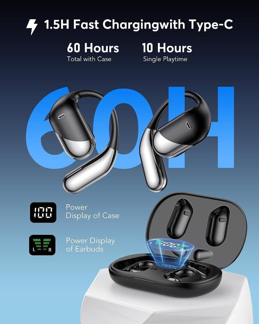 Paekole AI Translation Earbuds battery and charging features