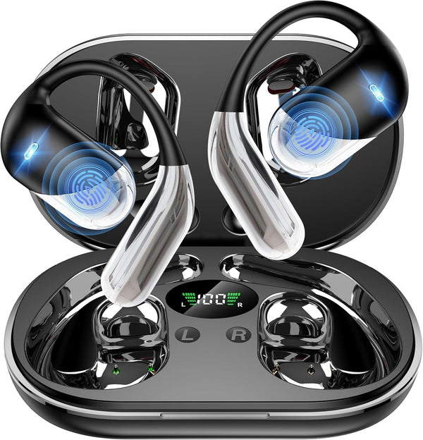 Paekole AI Translation Earbuds with wireless charging case
