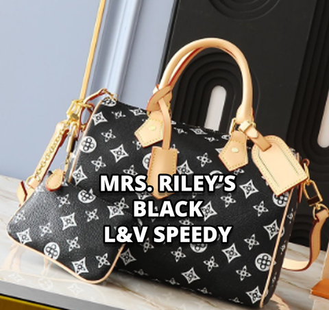 Black & White L&V Inspired Bag