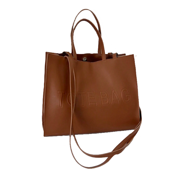 Brown Oversized Tote Bag