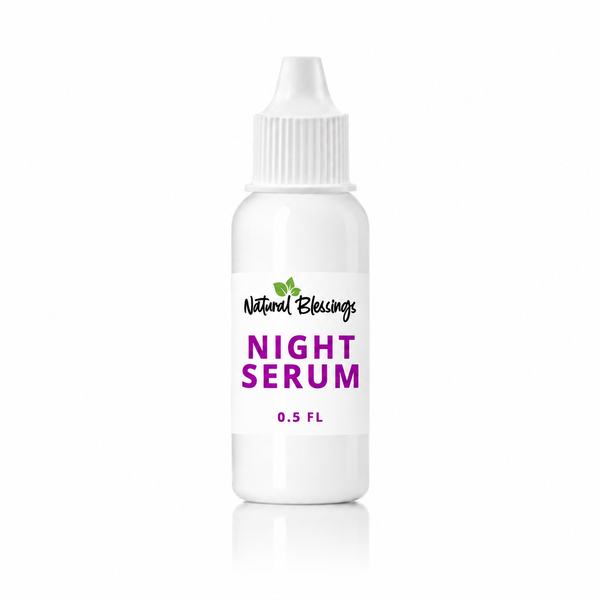 White Naturals Blessing Night Serum bottle.