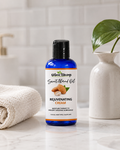 Rejuvenating Hair Cream / Hair Mask with Sweet Almond