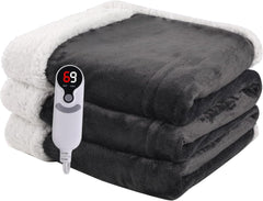 Ultra Soft Mink and Sherpa Heating Blanket
