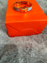 White Designer Bangle