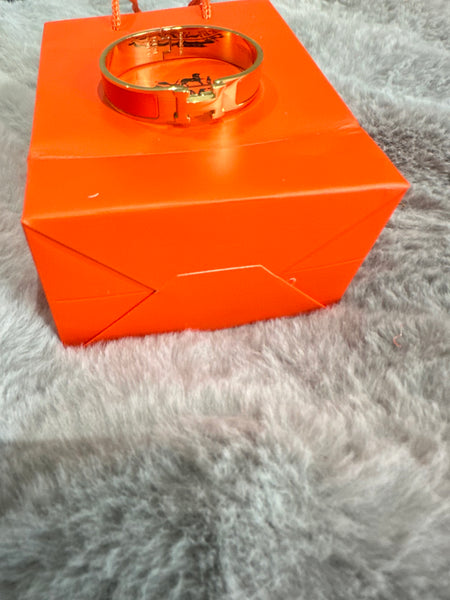 Orange Designer Bangle