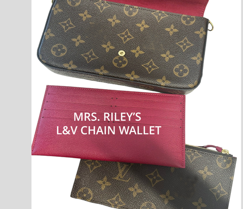 Mrs. Riley's  Inspired L&V Chain Wallet