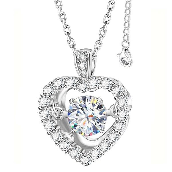 Floating Heart Necklace