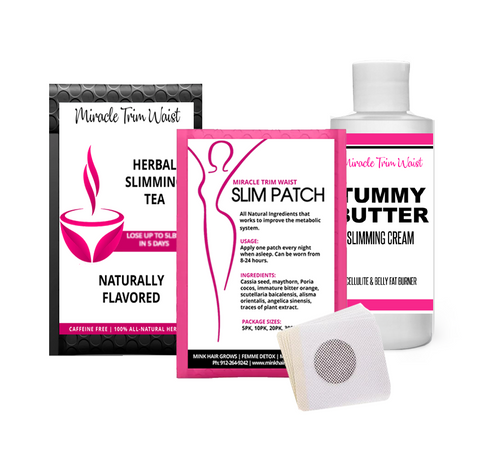 5pk Slim Patch, 5pk Slim Tea, 2oz Tummy Butter