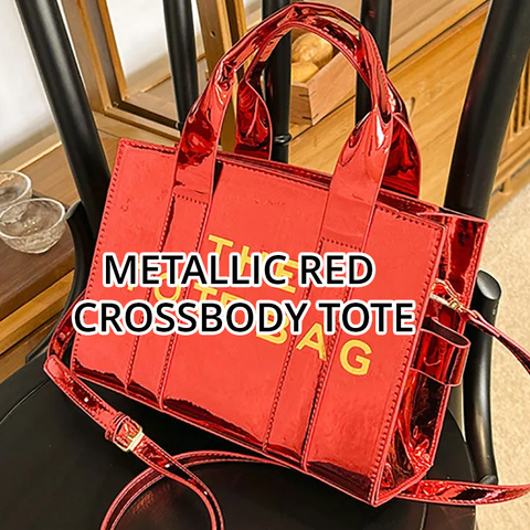 Red MJ Crossbody Tote
