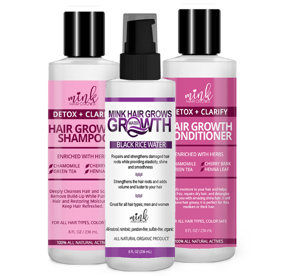 $30 BLACK FRIDAY DEAL - Black Rice Water Repair & Growth Set