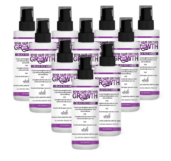 Black Rice Water (Labled & Bottled) Bulk