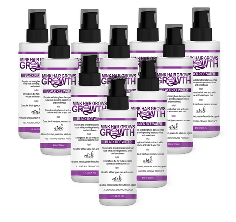 Black Rice Water (Labled & Bottled) Bulk