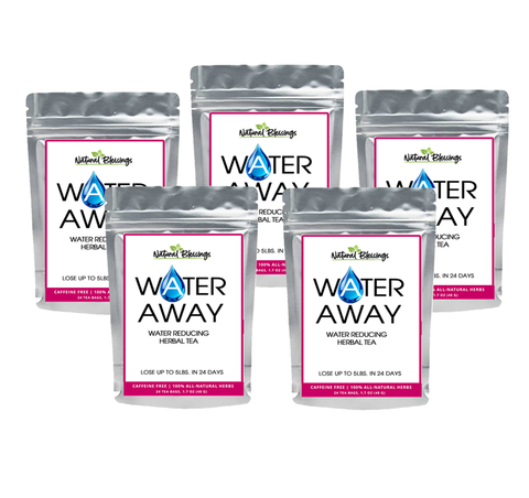 Water Away - Water Reducing Herbal Tea - 5pk