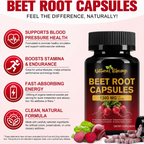 Organic Beet Root Capsules (1300mg)