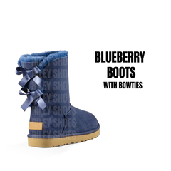 UGGBlueberry Suede Sheepskin Sherpa Boots