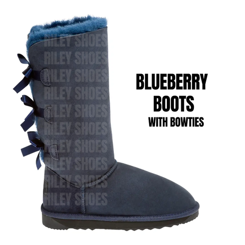 UGGBlueberry Suede Sheepskin Sherpa Boots
