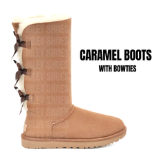 UGGCaramel Suede Sheepskin Sherpa Boots