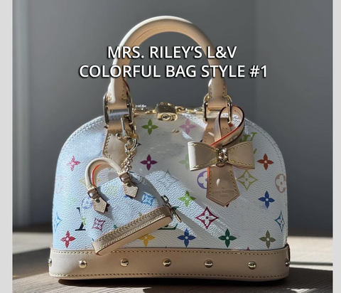 Mrs. Riley's  Inspired L&V Colorful Bag Style Nano