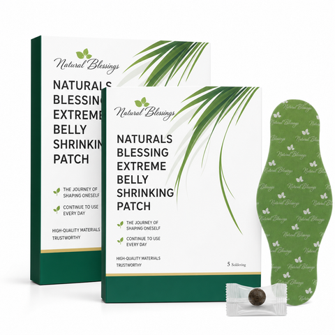 Naturals Blessing Extreme Belly Shrinking Patch – Box and Patches Natural Blessings Brand