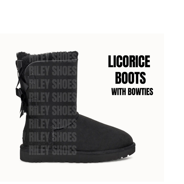 UGGLicorice Suede Sheepskin Sherpa Boots