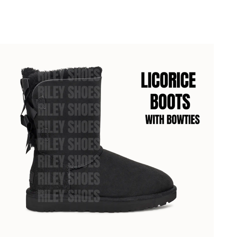 UGGLicorice Suede Sheepskin Sherpa Boots