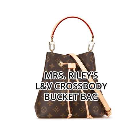 L&V Crossbody Bucket Bag