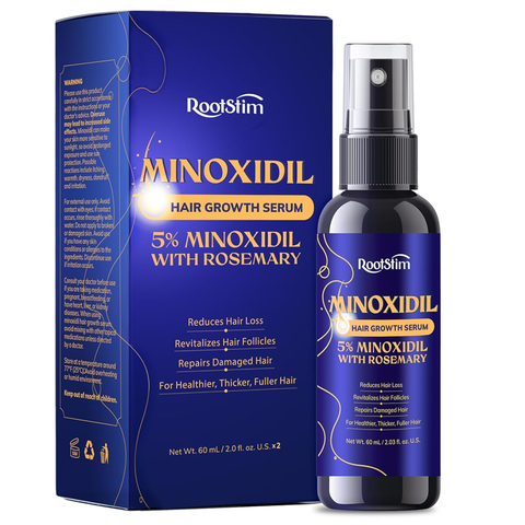 Extra Strength Minoxidil Hair Regrowth Spray Treatment 5% with Biotin