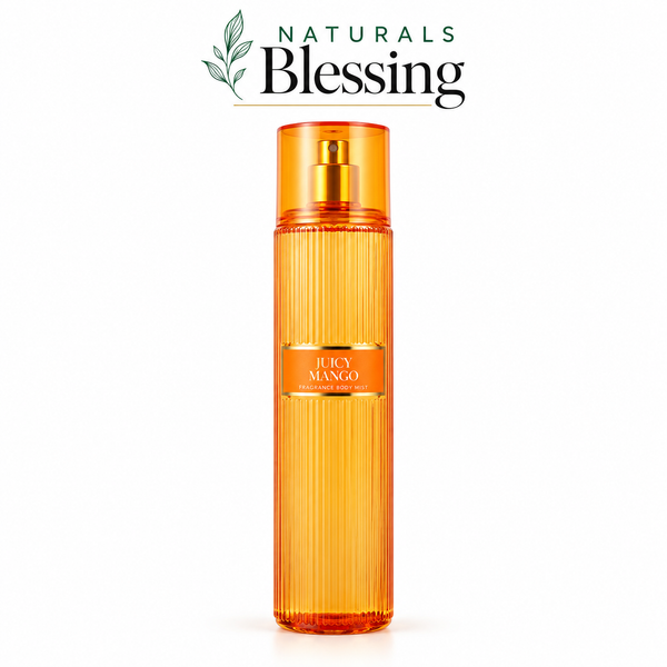 Naturals Blessing Juicy Mango 8 fl oz body mist on white background