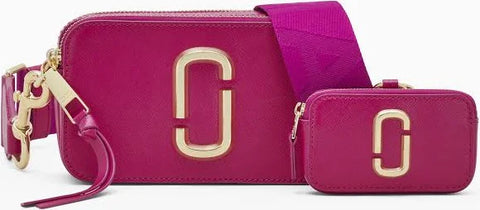 Pink M&J Crossbody Snapshot Bag