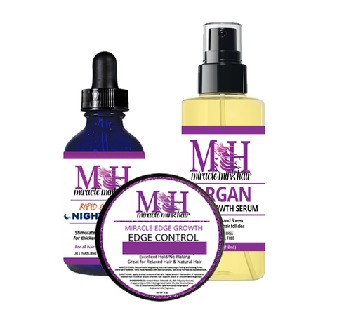 Night Serum w/FREE Argan Oil & Edge Control