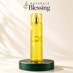 Naturals Blessing Banana Kiss 8 fl oz body mist on emerald pedestal