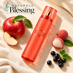Naturals Blessing Apple Crush 8 fl oz body mist on fragrance-inspired flat lay