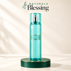 Naturals Blessing Tropical Coconut 8 fl oz body mist on emerald pedestal