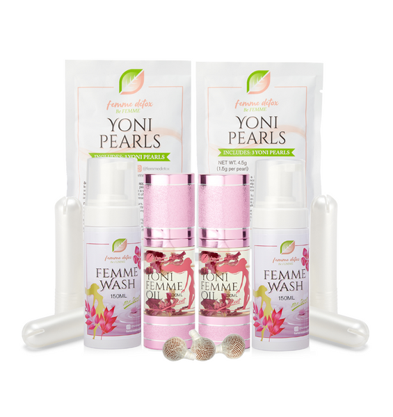 $60 BLACK FRIDAY DEAL - Femme Wash, Oil, & Yoni Pearls w/Gliders, get 1 FREE
