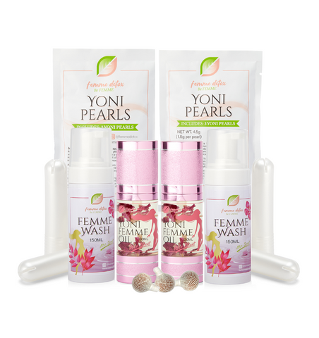 $60 BLACK FRIDAY DEAL - Femme Wash, Oil, & Yoni Pearls w/Gliders, get 1 FREE