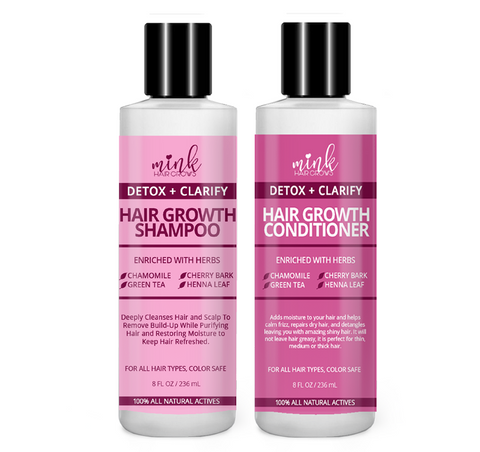 Clarifying Deep Cleansing Hair Growth Shampoo & Conditioner