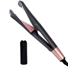 Side View with Cord: Straightener with 8-foot swivel cord for tangle-free styling.