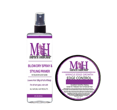 Refill Kit #3: Blow Dry Spray & Edge Control - Miracle Mink Hair Wholesale Inc