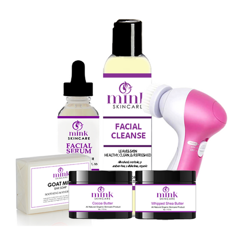 Skincare Enhancement Kit w/FREE Facial Brush & Goat Milk Soap
